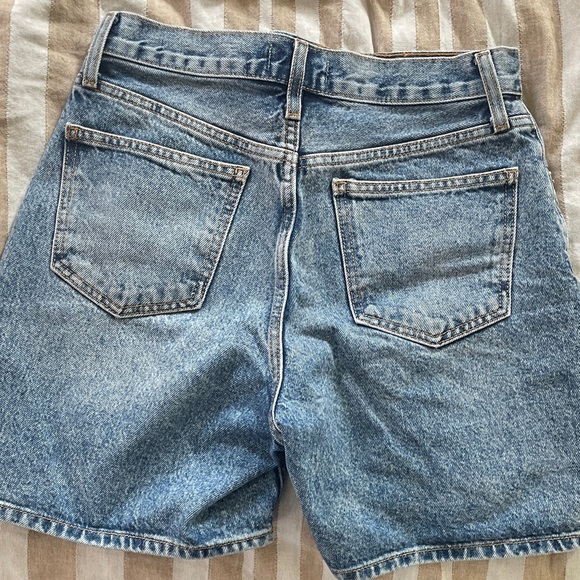 (Forever 21) Cross front denim Shorts - Picture 2 of 4